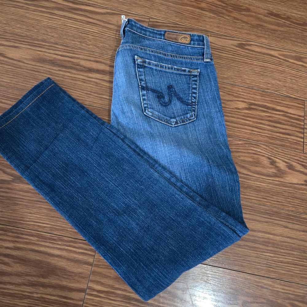 AG Adriano Goldschmied Classic Blue Straight Leg Jeans